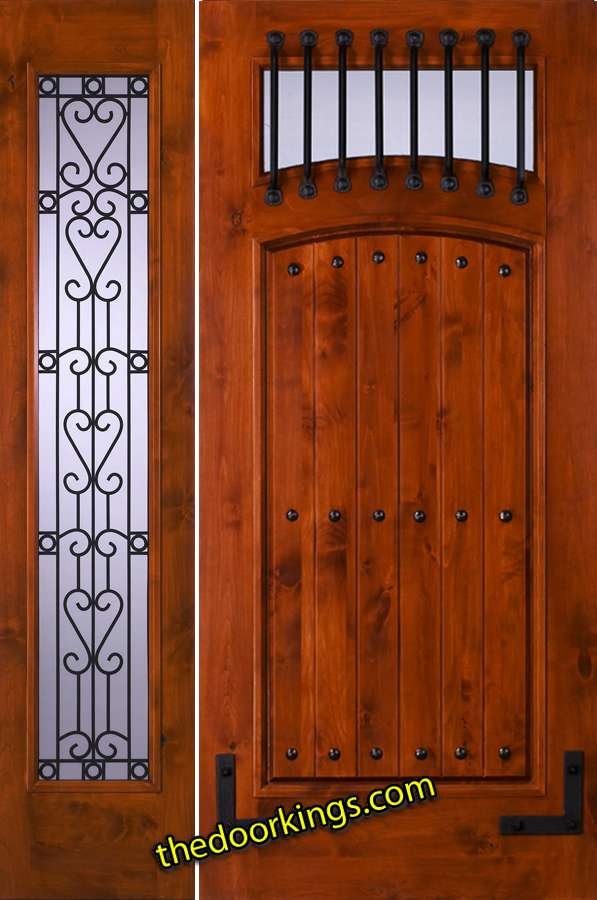 sw64 knotty alder with one sw53 sidelite